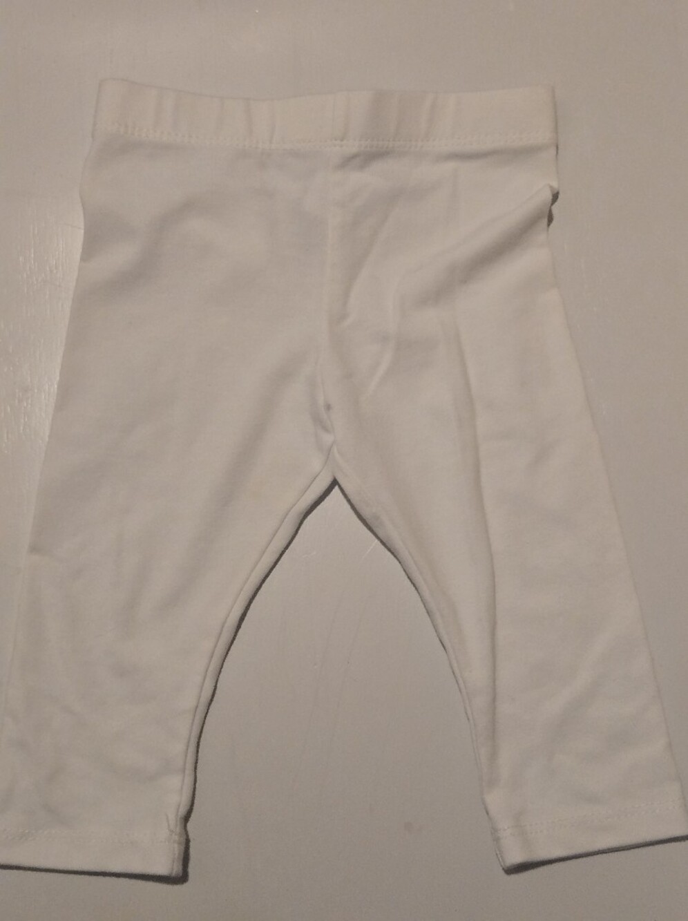 White Kids Leggings 18M